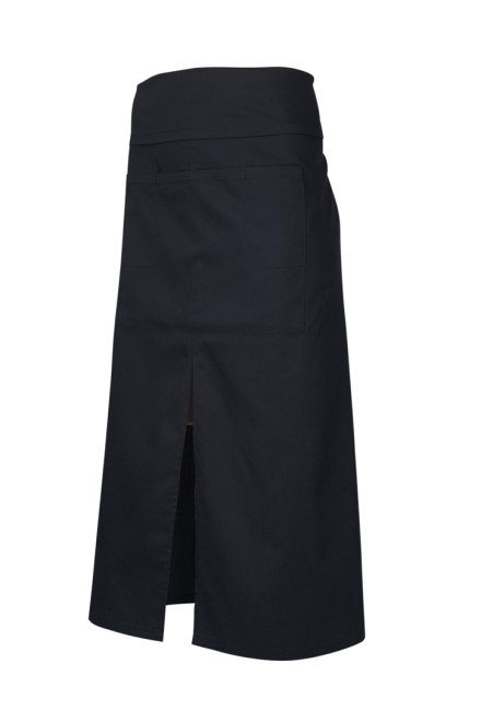 Continental Style Full Length Apron (Black)