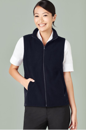 Plain Micro Fleece Ladies Vest
