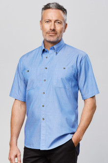 Chambray Mens S/S Shirt