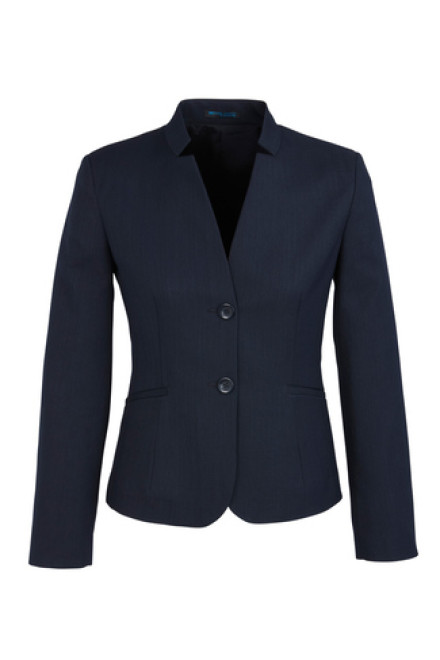 Short Jacket with Reverse Lapel (Poly/Bamboo)