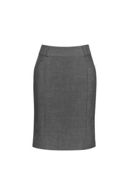 Panelled Skirt with Rear Split