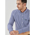 MANULIFE - Springfield Mens L/S Shirt (Blue) with Logo