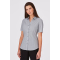 City Stretch Pinfeather Ladies S/S Shirt