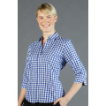 Degraves Royal Oxford Gingham Ladies 3/4 Shirt