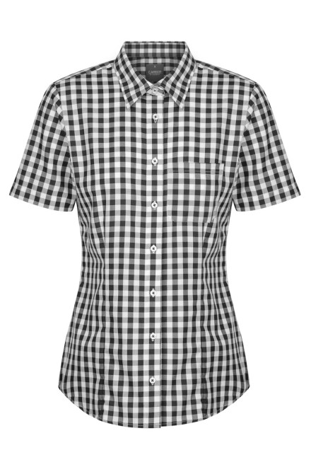 Degraves Royal Oxford Gingham Ladies S/S Shirt