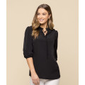 Piper 3/4 Sleeve Keyhole Top