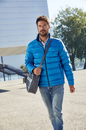 Wide Quilt Mens Down Jacket