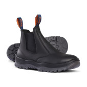 Pull On Oil Kip Leather Safety Boot