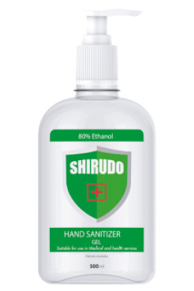 80% Alcohol Hand Sanitizer Gel (500ml) - Carton (18 Bottles)
