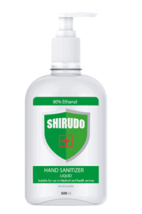 80% Alcohol Hand Sanitizer Liquid (500ml) - Carton (18 Bottles)
