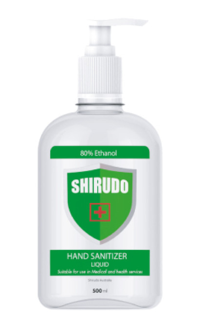 80% Alcohol Hand Sanitizer Liquid (500ml)